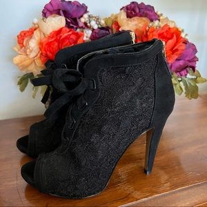 Nine West Lace Booties